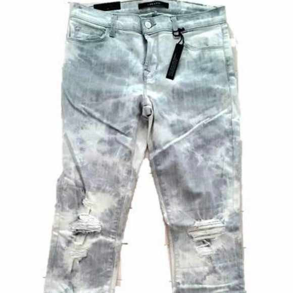 J BRAND JEANS Rail FAME Tie Dye DISTRESS - Picture 3 of 4